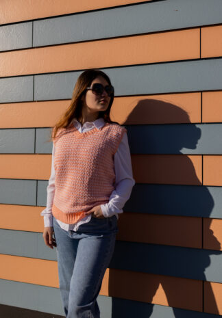 Pied-de-pastel spencer